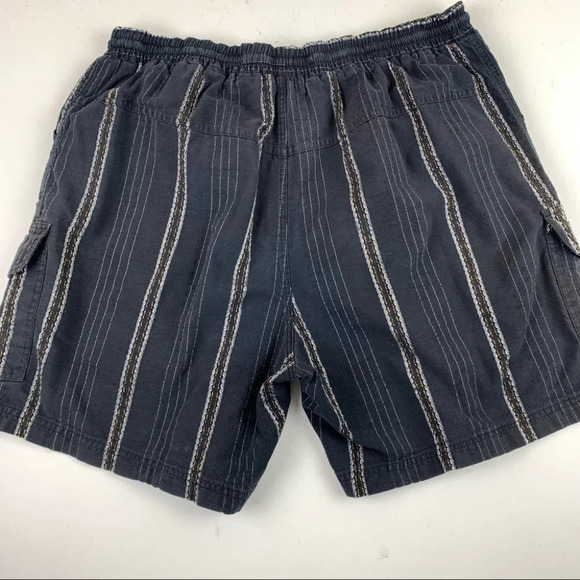EVERYTHING Natural Striped Cargo Shorts - Picture 6 of 8